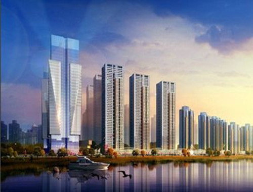 文体中心绿地资料下载-济南将投资15亿打造“铜锣湾” 建150米高地标建筑