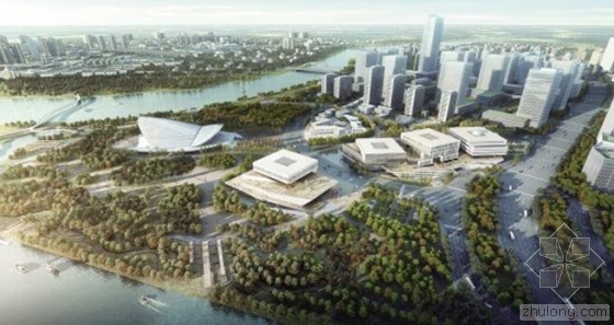教育文化中心规划资料下载-浙江“方块楼”文化中心 打造金华城市新地标
