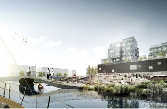 海岸线设计案例资料下载-C.F. Møller Landscape赢得哥本哈根海岸线地带总体规划的设计竞赛
