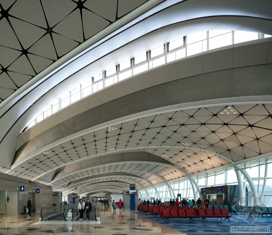 玻璃廊道设计图资料下载-香港国际机场中场客运廊全面投入运营
