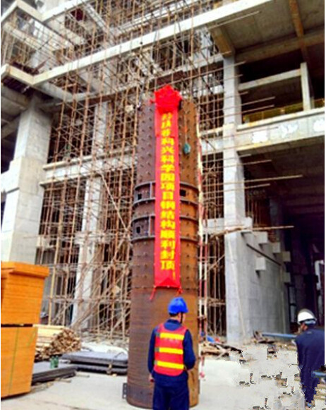 深圳257米最大规模超高层建筑群钢结构全面封顶-超高层建筑群钢结构全面封顶