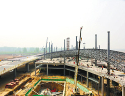 徐州三环高架快速路3标资料下载-徐州观音国际机场扩建初具雏形 总投资约15.5亿