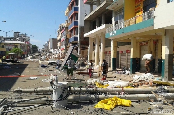 大使馆建筑设计中国资料下载-厄瓜多尔连续多次强震 死亡人数升至233人