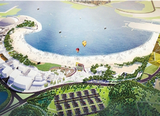 水上乐园投资预算资料下载-长三角最大人工沙滩呼之欲出 总投资近24.72亿