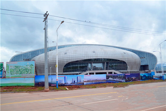 国家体育场钢结构施工资料下载-于都“鸟巢”获中国钢结构建筑领域“奥斯卡奖 ”