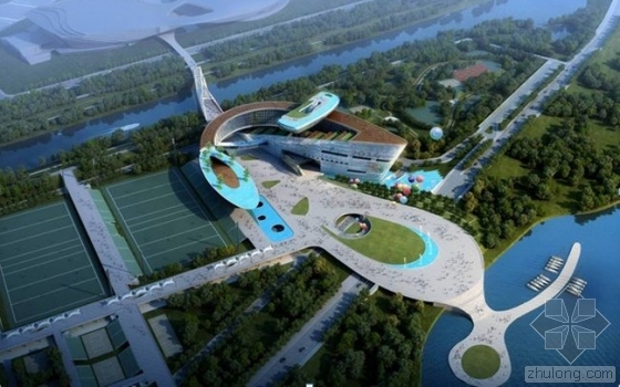 钢结构桥设计计算建模资料下载-南京青奥体育公园将全面竣工 获“中国钢结构金奖”