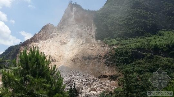 山体绿化CAD资料下载-广西平乐山体坍塌7人失联 现场探测已无生命迹象