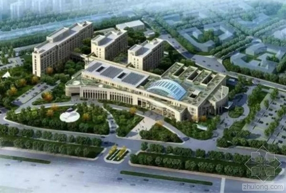 安医大附属医院设计资料下载-天津医科大学总医院滨海医院主体完工
