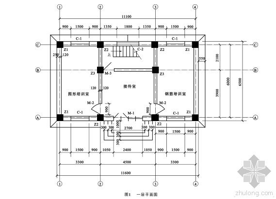 高层办公楼项目投资资料下载-一套办公楼工程量清单编制与计价实例(含图纸)