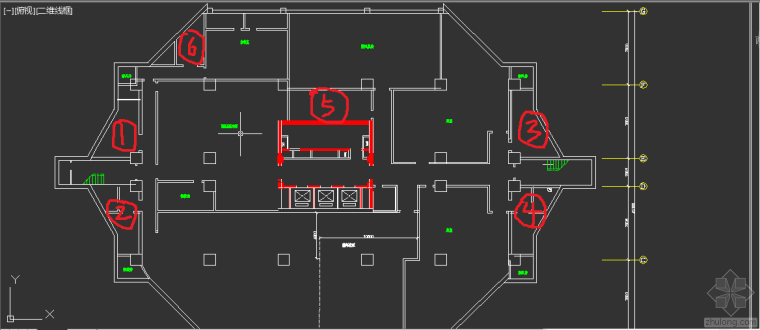 建筑房间设计资料下载-某市计量局地下一层房间设计
