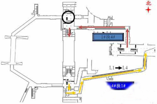 地铁连通道资料下载-北京4号线地铁换乘通道为什么这么长啊