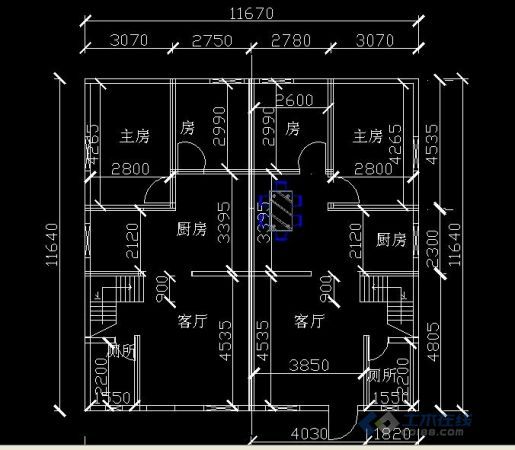 农村自建别墅图纸100套资料下载-农村自建房屋的两套图。想问下各位的意见