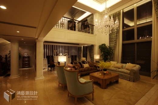 600平方豪宅资料下载-深圳香蜜湖一号26B私人豪宅设计