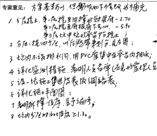 普通基坑土方开挖方案资料下载-5位专家审查的基坑支护及土方开挖方案...