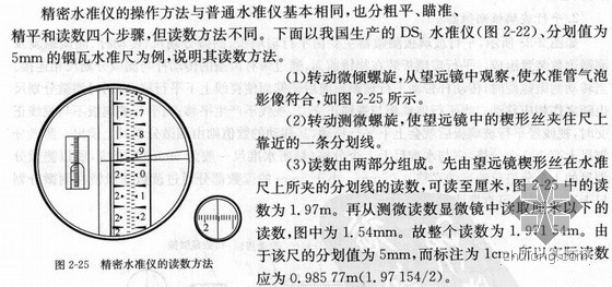 变形观测的水准尺(铟钢尺)读数方法