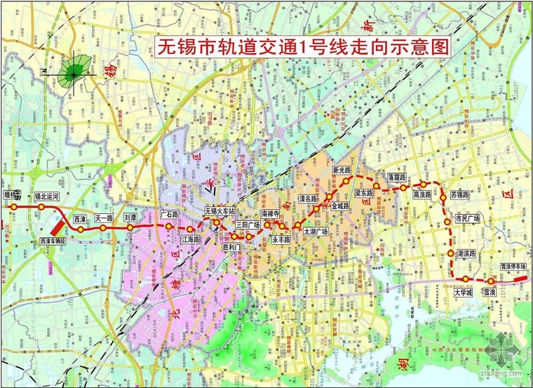 广州地铁三号线汉溪站资料下载-无锡市地铁一号线工程现场照片