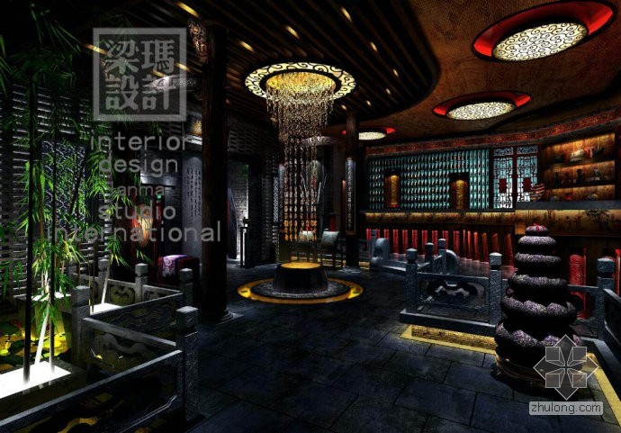 装潢图集资料下载-上海顶级茶楼 顶级茶楼 顶级茶馆  梁玛设计作品图集