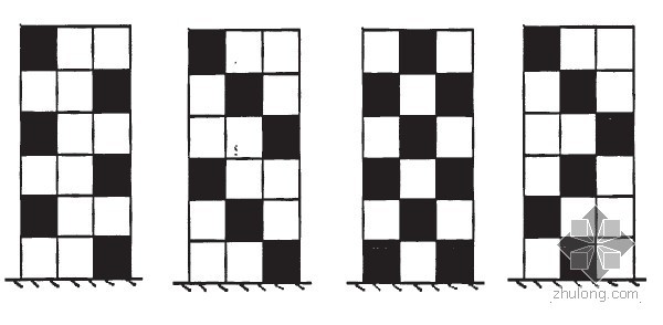 高层框架筒体资料下载-高层框架-剪力墙(筒体)结构最优布局图