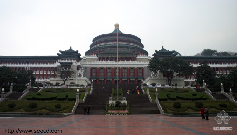 新亚洲主义风格资料下载-永恒的经典，复古主义的代表座——重庆市人民大礼堂