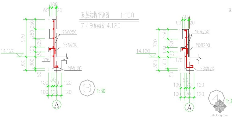 砖混结构工程算量资料下载-砖混结构商品住宅楼施工图纸——供练习算量使用