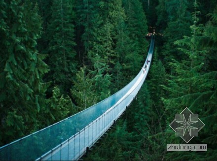 钢结构人行悬索桥资料下载-全世界最高最长的人行吊桥