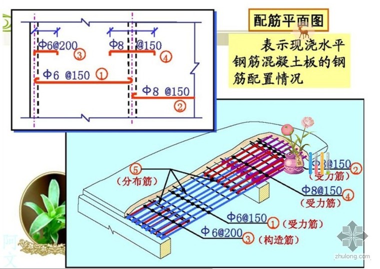 读懂施工钢筋图资料下载-教你快速的读懂钢筋配筋图