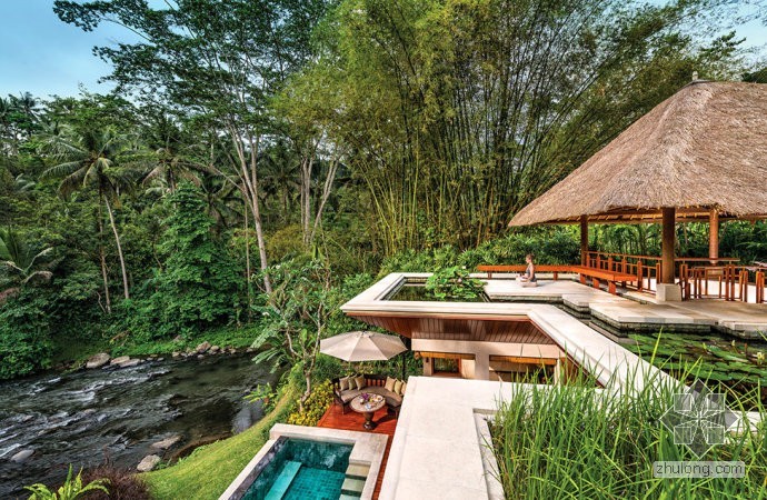 巴厘岛园林景观设计资料下载-巴厘岛四季山妍酒店建筑与景观设计