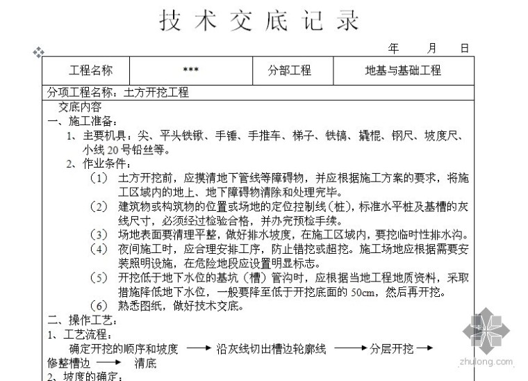 土建施工大全资料下载-[小C分享]土建施工技术交底大全