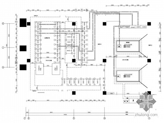 [重庆]著名房产公司大型综合体项目全套电气施工图纸192张-4#变配电房(专用),柴油发电机房设备布置平面图.jpg