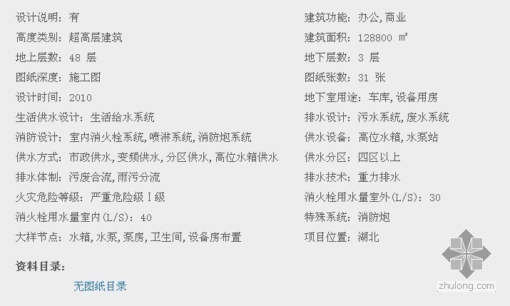 矿井水一体化设备图纸资料下载-[武汉]某国际大厦全套给排水施工图纸