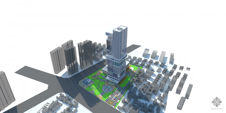 城市建筑综合体设计资料下载-自己做的综合体设计，地域性的考虑出发。