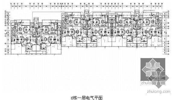 洋房全套图纸资料下载-知名房产公司大型住宅项目全套电气施工图纸108张