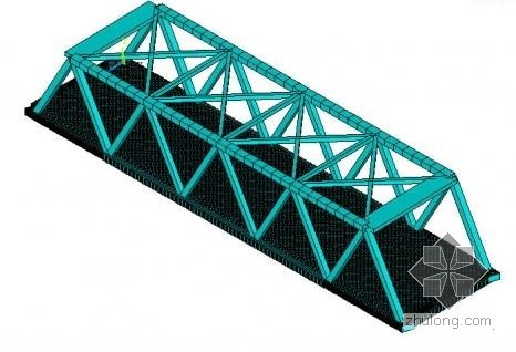 ansys钢结构资料下载-钢结构桥模型（ANSYS）