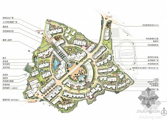 欧式园林住宅小区资料下载-[精选]2013年住宅小区景观方案文本汇总