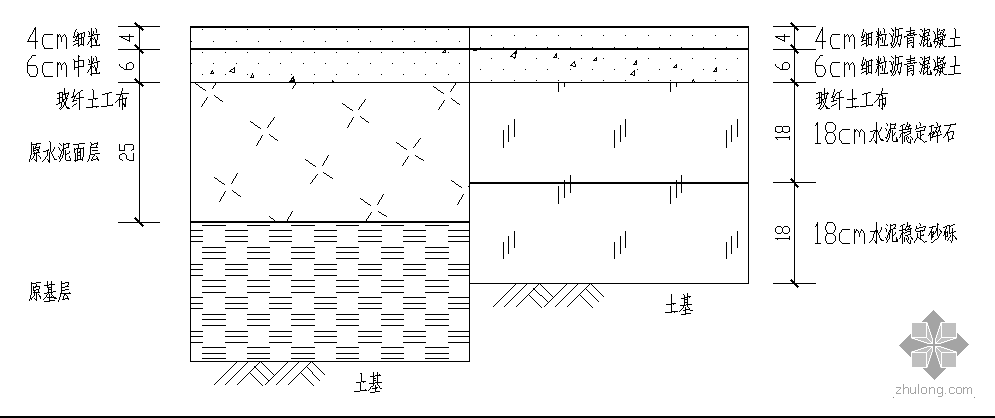 5米,拓寬段瀝青混凝土路面