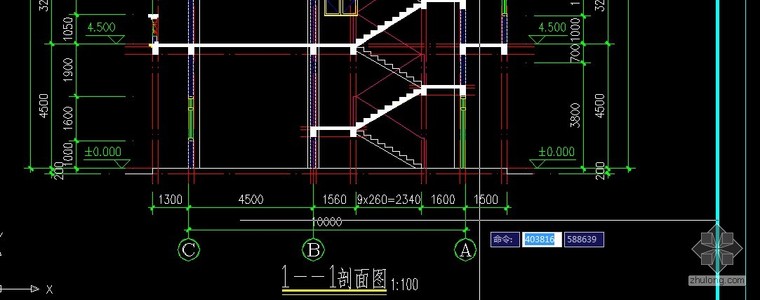 三跑楼梯设计资料下载-3跑楼梯画法