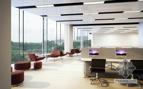 办公空间设计80平方米资料下载-ATDesignoffice流行美总部办公楼的M空间