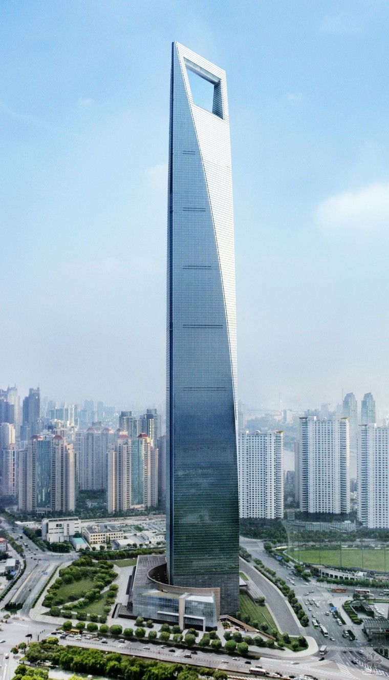 上海环球金融中心施工动画资料下载-[492米]上海环球金融中心102层施工总结