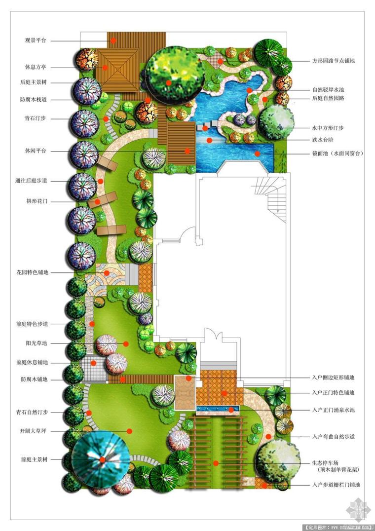 花园的平面图资料下载-屋顶花园平面图 只要10个币