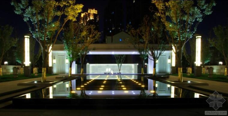 中西结合人文景观资料下载-高层豪宅人文景观设计代表作品——沈阳远洋岦宫