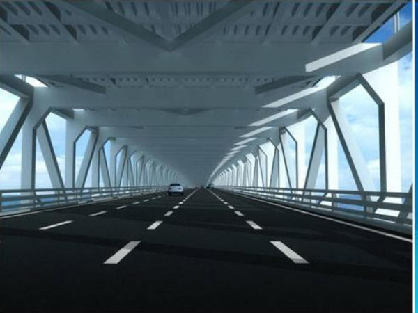 效果图片欣赏资料下载-大连滨海大道跨海大桥图片欣赏