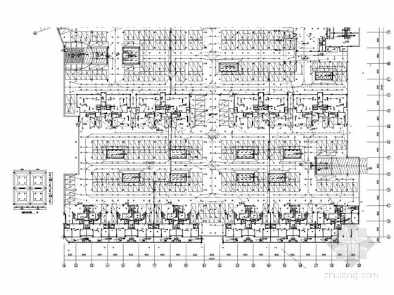 [广东]33万平综合商住楼全套电气施工图纸450张-地下室火灾报警平面图.jpg