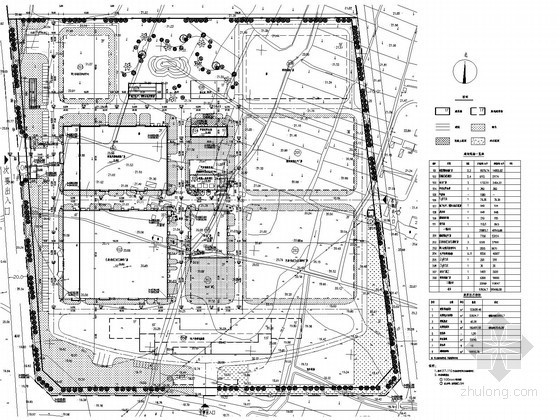 [安徽]13万平大型产业基地全套电气图150张（多大样图）-电气平面总图.jpg