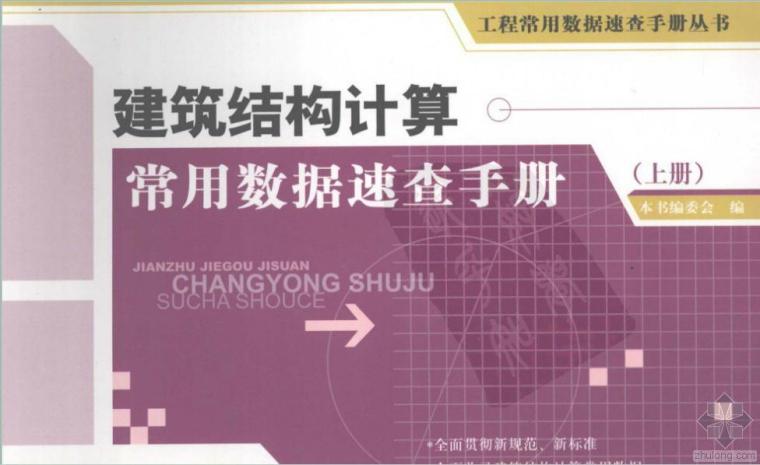 防水工程常用数据速查手册资料下载-建筑结构计算常用数据速查手册++++（上下分册）