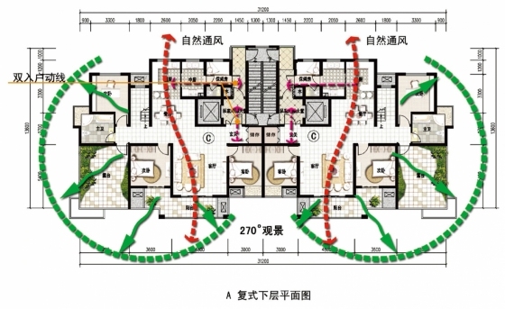 南京板桥新城方案设计文本-A复式下层平面图.jpg