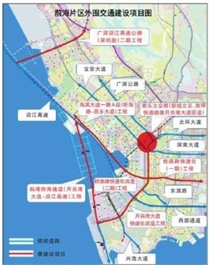 前期工作服务计划资料下载-深圳将建首条海底隧道（图）