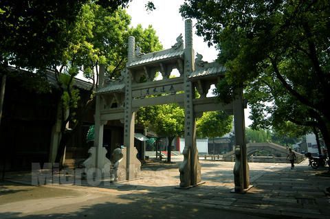 亭台楼阁模型资料下载-我来说家乡的一些亭台楼阁——海宁盐官风情街（特别版）