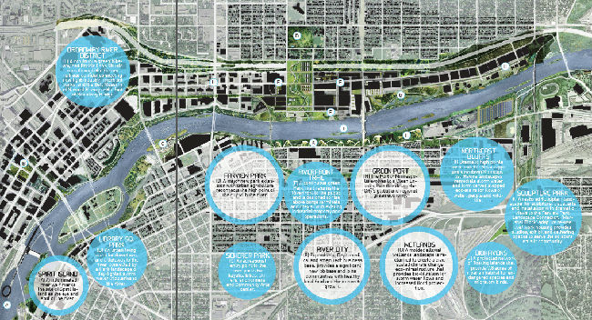 规划文本国际竞赛资料下载-Minneapolis river概念规划设计 国际竞赛一等奖