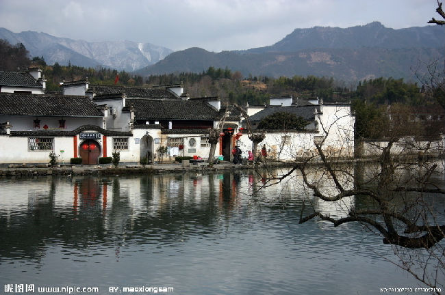 传统木结构民居施工图资料下载-最美中式建筑-徽州建筑古民居之美