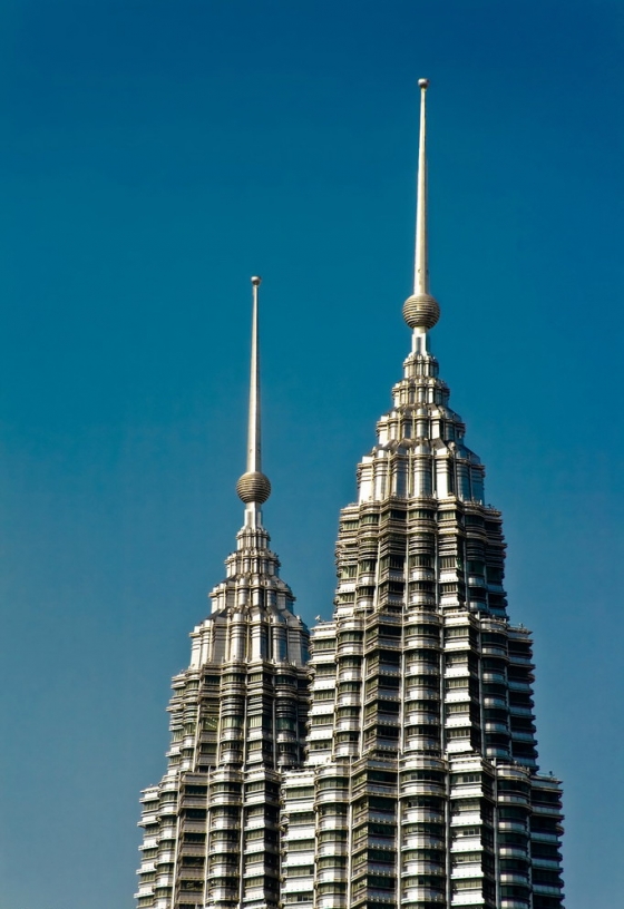 马来西亚地标建筑之双子塔